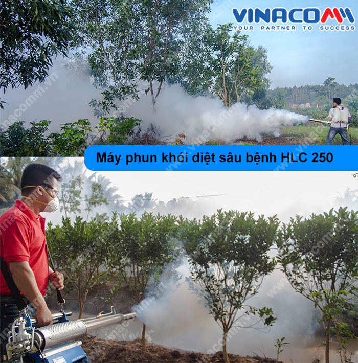 ứng dụng máy phun khói diệt côn trùng hlc-250