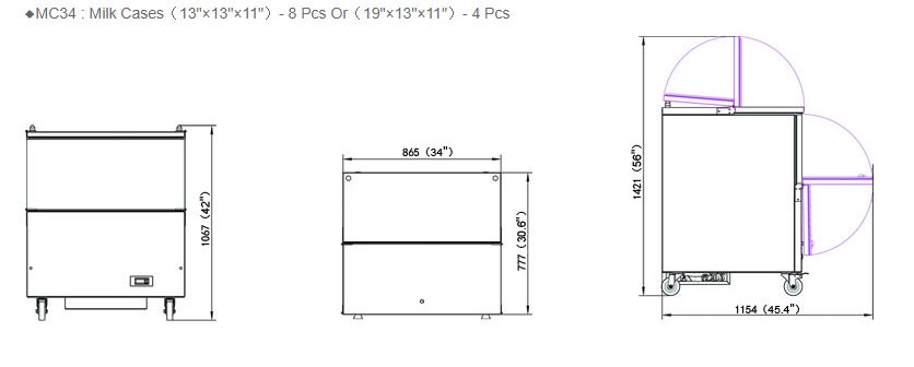 Hình ảnh Tủ giữ lạnh sữa FIRSCOOL MC34