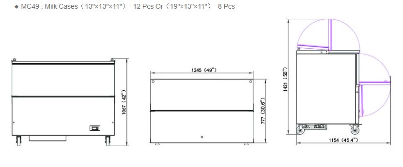 Hình ảnh Tủ giữ lạnh sữa FIRSCOOL MC49