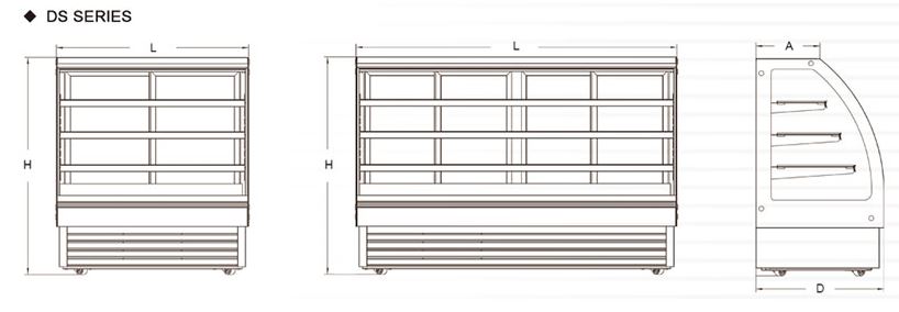 Hình ảnh Tủ trưng bày bánh FIRSCOOL DS Series