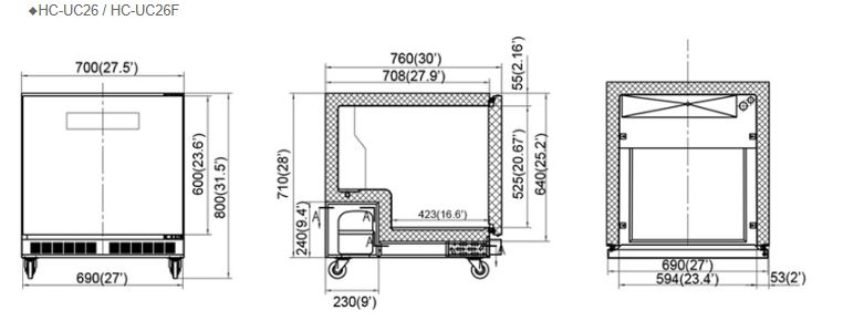  Hình ảnh Bàn mát FIRSCOOL HC-UC26