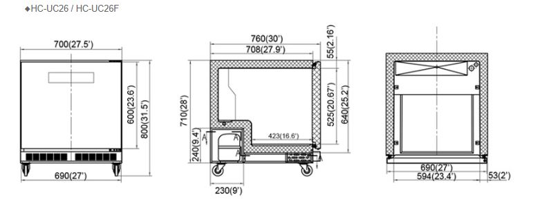 Hình ảnh Bàn mát FIRSCOOL HC-UC26F