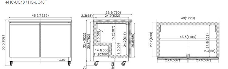 Hình ảnh Bàn mát FIRSCOOL HC-UC48