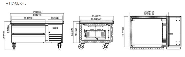 Hình ảnh Bàn mát FIRSCOOL HC-CBR-48