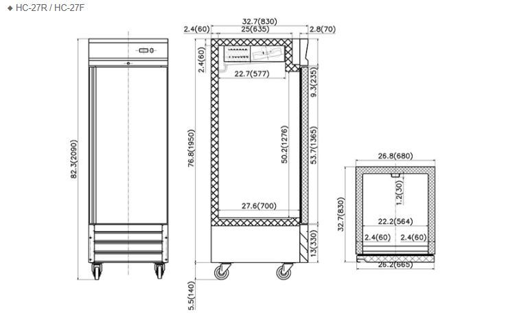  Hình ảnh Tủ đông FIRSCOOL HC-27F