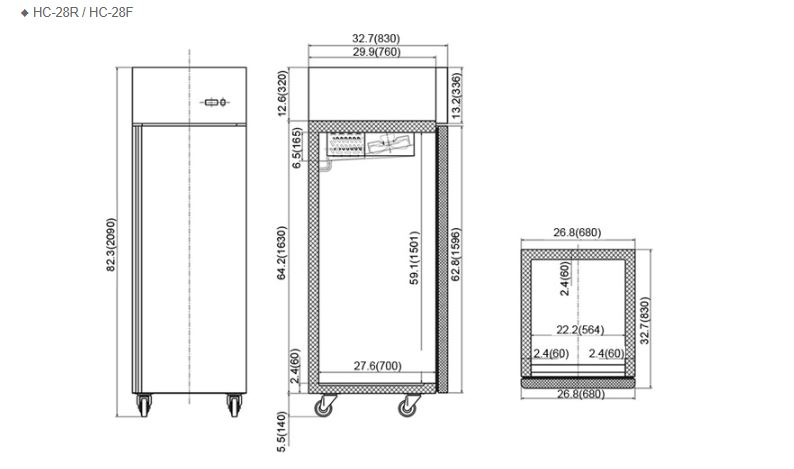 Hình ảnh Tủ đông FIRSCOOL HC-28F