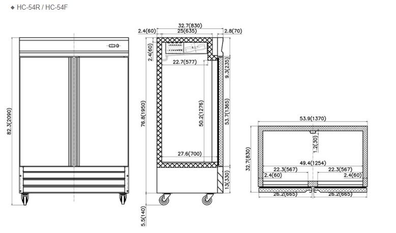 Hình ảnh Tủ đông FIRSCOOL HC-54F