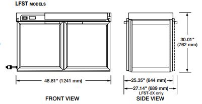 Hình ảnh Tủ giữ ấm bánh LFST-2X