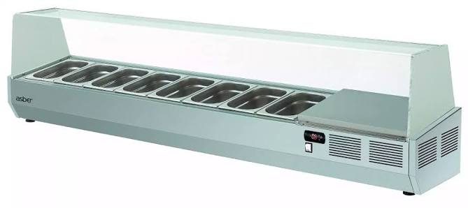 BÀN MÁT INOX SALAD ASBER GV-225