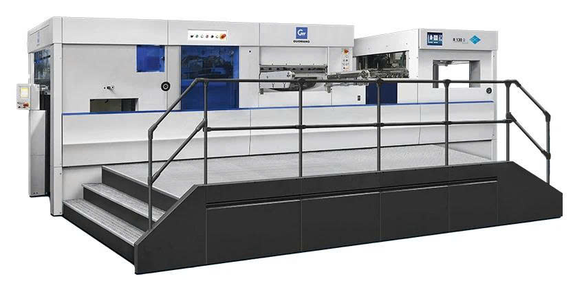Máy cắt khuôn tự động có chức năng bóc tách R130Q - ảnh 1
