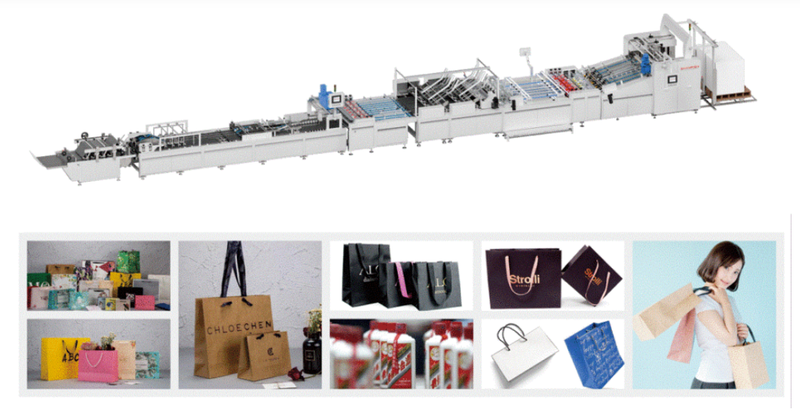 Máy dán túi giấy 2 mảnh tự động