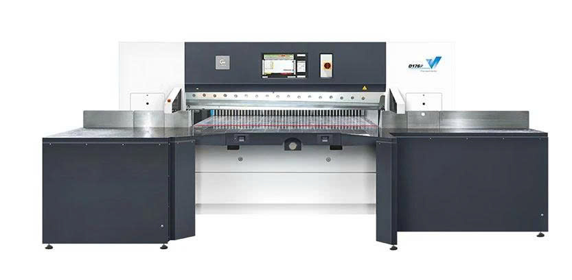 Máy cắt giấy với bánh răng trục vít kép D176P - ảnh 1