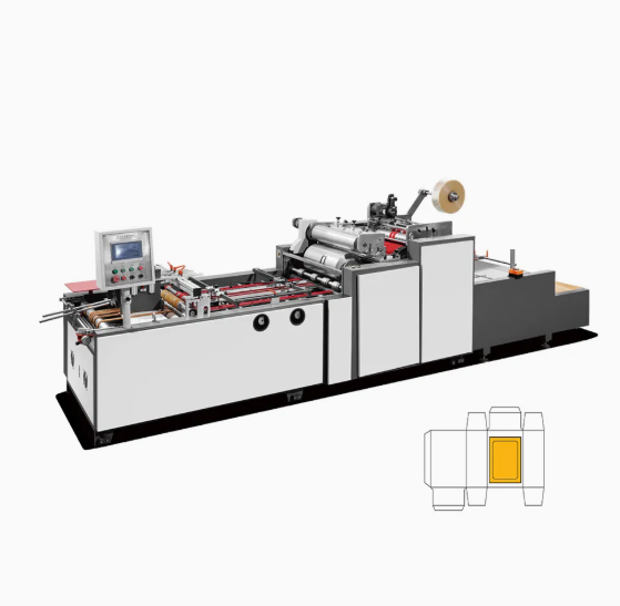 Máy dán cửa sổ hộp giấy sóng TC-1200S
