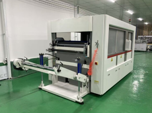 Máy bế cuộn (bế bao bì giấy, ly giấy, vàng mã) DX-14575 - ảnh 1