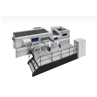Máy bế kiêm ép nhũ tự động khổ nhỏ 800mm GUOWANG C80Y