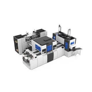 Máy làm hộp cứng tự động 2 đầu