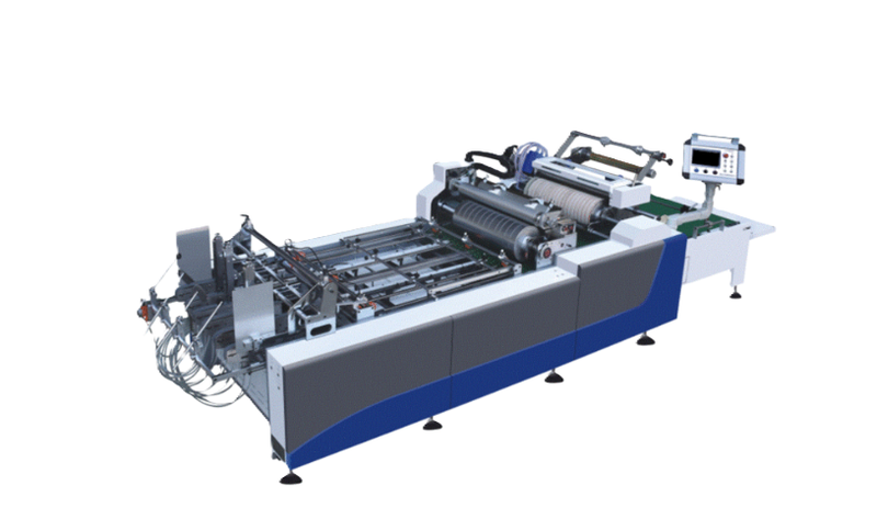 Máy dán cửa sổ hộp tốc độ cao HL-850T (dán phẳng)
