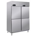 Tủ nửa đông nửa mát 4 cánh inox Berjaya BSDU2F2C/Z