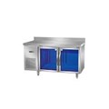 BÀN MÁT INOX CÁNH KÍNH YUBANN 250 LÍT YB-F15
