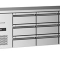Bàn mát inox 9 ngăn kéo Klaus KDC-1.1-3W