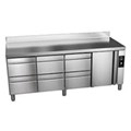 BÀN MÁT INOX NGĂN KÉO ASBER 282 LÍT GTP-6-250-16