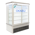 Tủ mát siêu thị 2 cánh kính cửa trượt OKASU OKS-1500FAMYW