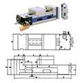 Ê tô khí nén autosuper độ chính xác cao APV-200V