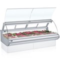 Tủ Mát Trưng Bày Thịt Mặt Cong Nâng Lên OPO E0M1-CL