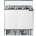 Tủ trưng bày kem khay tròn inox Gelato Easybest EASYBOX 6