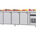 Bàn salad quạt gió 4 cánh inox Kusami KSM-4MI2276