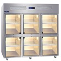 Tủ mát 6 cánh kính Hisakage SRVG-180