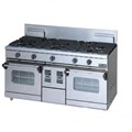 Bếp Âu 5 họng dùng gas kèm lò nướng đối lưu Maruzen RGR-1565WXD