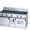 Bếp Âu 5 họng dùng gas kèm lò nướng đối lưu Maruzen RGR-1565XD
