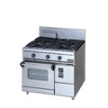 Bếp Âu 3 họng dùng gas kèm lò nướng đối lưu Maruzen RGR-0973XD