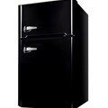 Tủ lạnh 2 ngăn phong cách Retro màu đen COBI CB-127B