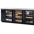 Bàn lạnh quầy bar cửa xoay bằng kính có đèn LED TRUE TBB-4G-HC-LD