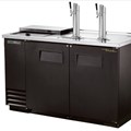 Tủ làm lạnh bia có vòi rót trực tiếp Club Top có cửa xoay chắc chắn TRUE TDD-2CT-HC