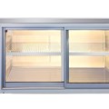 Tủ mát treo tường cửa trượt 2 cánh kính Hisakage CW-180