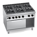 Bếp Âu 6 họng có lò nướng gas Bertos G9F6+FG