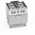 Bếp Âu 4 họng kèm lò nướng điện 1/1 GN Bertos SG7F4+FE2