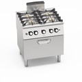Bếp Âu 4 họng kèm lò nướng gas 2/1 GN Bertos SG7F4+FG