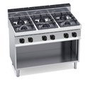 Bếp Âu 6 Họng Đốt Dùng Gas Có Tủ Dưới Bertos G7F6MP