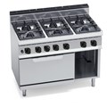 Bếp Âu 6 Họng Kèm Lò Nướng Gas Bertos G7F6P+FG