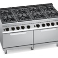 Bếp Âu 8 Họng Dùng Gas Kèm Lò Nướng Gas Bertos G9F8+2FG