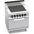 Bếp Điện Mặt Phẳng 4 Vùng Nấu Có Lò Nướng Điện Bertos E7TPQ4+FE