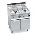 Bếp Chiên Nhúng Dùng Gas Có Tủ Bertos GL10+10M
