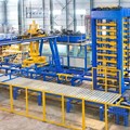 Dây chuyền sản xuất khối bê tông hoàn toàn tự động