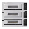 Lò nướng bánh Pizza dùng điện Prismafood BASIC 3/50 GLASS 6T