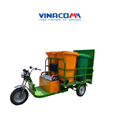 Xe điện chở 4 thùng rác 240L