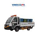 Xe tải điện chở thùng rác có bửng nâng hạ BY-L8